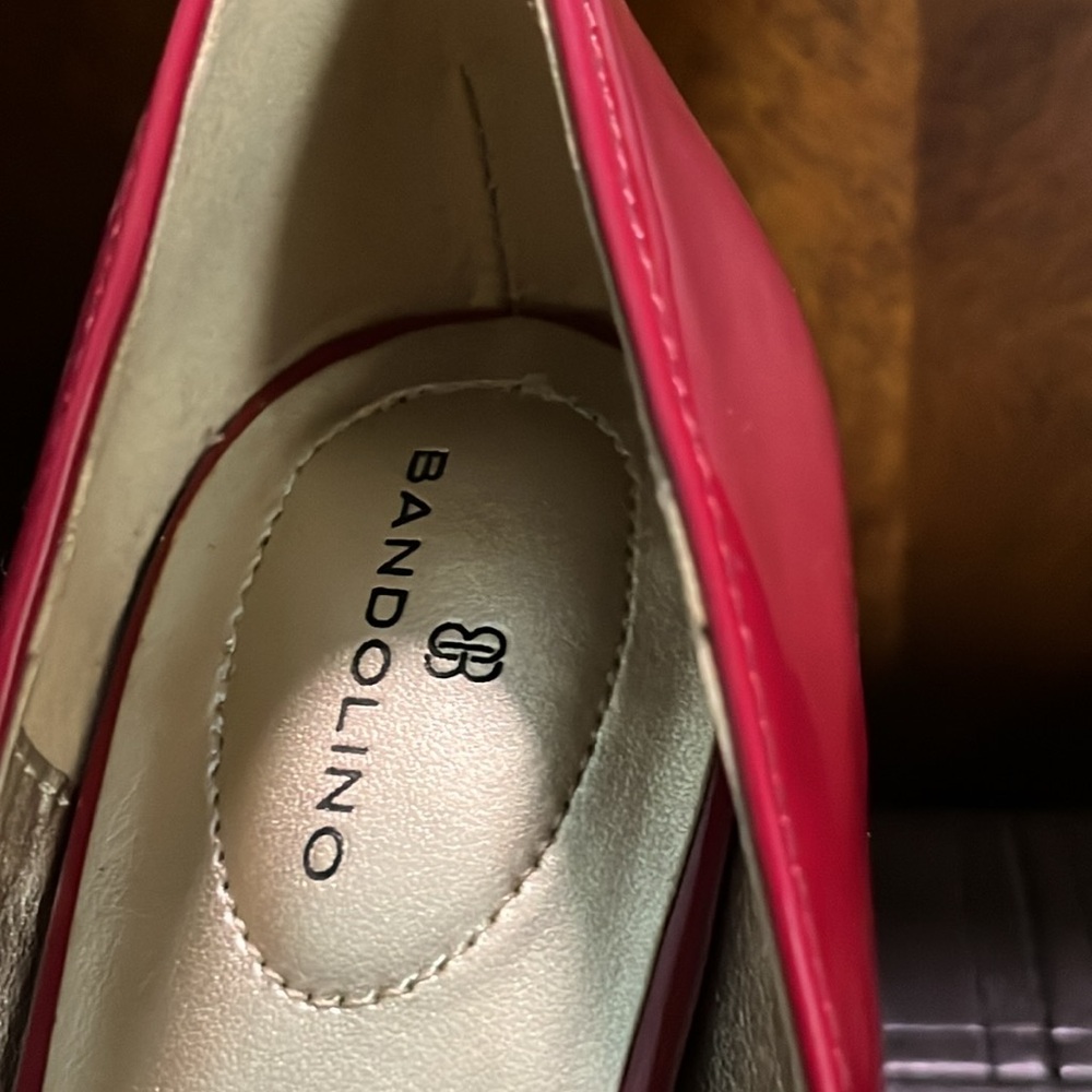 Elegant Red Women's Heels - Picture 3 of 7
